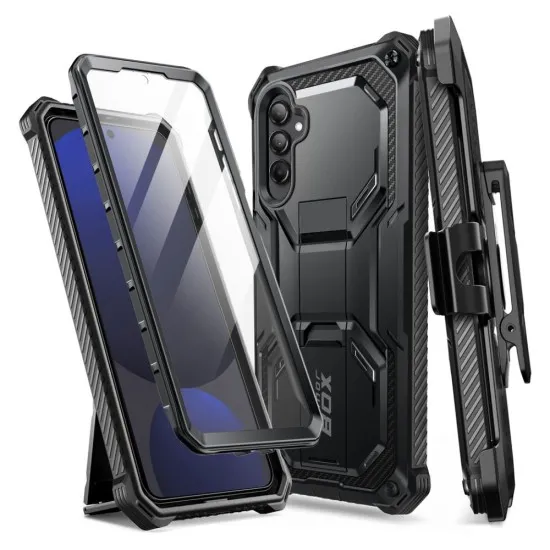 Husa pentru Samsung Galaxy S24 FE + Folie - I-Blason Armorbox - Black Husa pentru Samsung Galaxy S24 FE + Folie - I-Blason Armorbox - Black