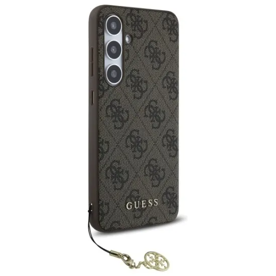 Husa pentru Samsung Galaxy S24 FE - Guess Hardcase 4G Charms Collection (GUHCS24FEGF4GBR) - Brown Husa pentru Samsung Galaxy S24 FE - Guess Hardcase 4G Charms Collection (GUHCS24FEGF4GBR) - Brown
