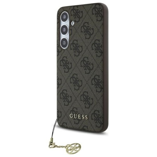 Husa pentru Samsung Galaxy S24 FE - Guess Hardcase 4G Charms Collection (GUHCS24FEGF4GBR) - Brown
