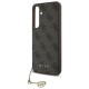 Husa pentru Samsung Galaxy S24 FE - Guess Hardcase 4G Charms Collection (GUHCS24FEGF4GBR) - Brown