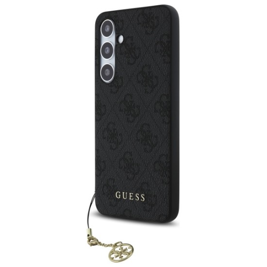 Husa pentru Samsung Galaxy S24 FE - Guess Hardcase 4G Charms Collection (GUHCS24FEGF4GGR) - Grey