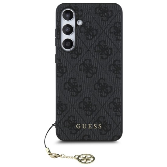 Husa pentru Samsung Galaxy S24 FE - Guess Hardcase 4G Charms Collection (GUHCS24FEGF4GGR) - Grey