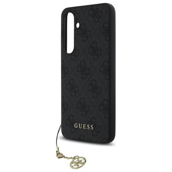 Husa pentru Samsung Galaxy S24 FE - Guess Hardcase 4G Charms Collection (GUHCS24FEGF4GGR) - Grey