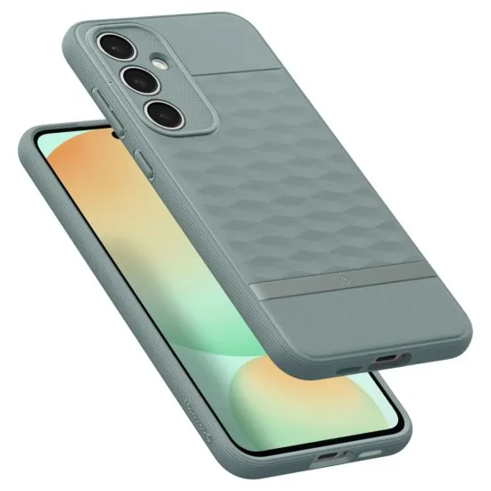 Husa pentru Samsung Galaxy S24 FE - Spigen Caseology Parallax - Sage Green Husa pentru Samsung Galaxy S24 FE - Spigen Caseology Parallax - Sage Green