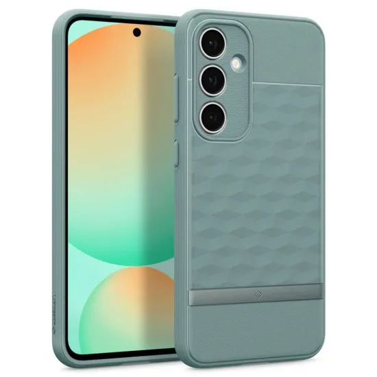 Husa pentru Samsung Galaxy S24 FE - Spigen Caseology Parallax - Sage Green Husa pentru Samsung Galaxy S24 FE - Spigen Caseology Parallax - Sage Green