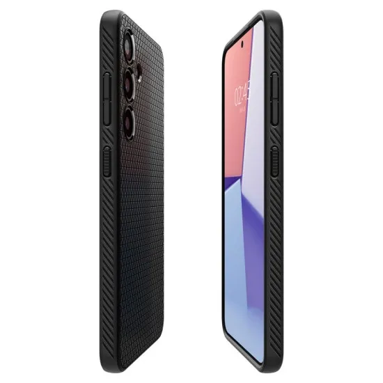 Husa pentru Samsung Galaxy S24 FE - Spigen Liquid Air - Matte Black Husa pentru Samsung Galaxy S24 FE - Spigen Liquid Air - Matte Black