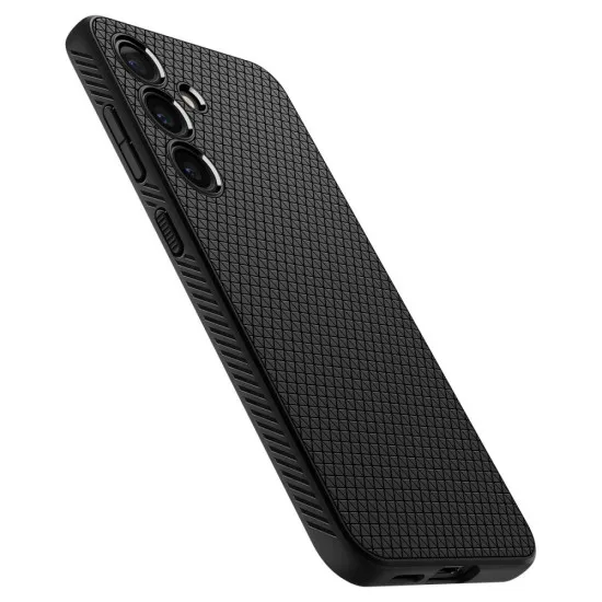 Husa pentru Samsung Galaxy S24 FE - Spigen Liquid Air - Matte Black Husa pentru Samsung Galaxy S24 FE - Spigen Liquid Air - Matte Black