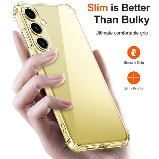 Husa pentru Samsung Galaxy S24 FE - Techsuit Shockproof Clear Silicone - Clear Husa pentru Samsung Galaxy S24 FE - Techsuit Shockproof Clear Silicone - Clear