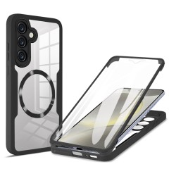 Husa pentru Samsung Galaxy S24 + Folie - Techsuit ColorVerse 360 MagSafe Series - Black Husa pentru Samsung Galaxy S24 + Folie - Techsuit ColorVerse 360 MagSafe Series - Black