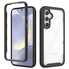 Husa pentru Samsung Galaxy S24 + Folie - Techsuit Defense360 Pro - Black Husa pentru Samsung Galaxy S24 + Folie - Techsuit Defense360 Pro - Black