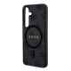 Husa pentru Samsung Galaxy S24 - Guess 4G Collection Leather MagSafe (GUHMS24SG4GFRK) - Black