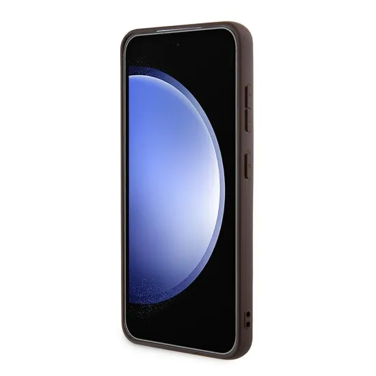 Husa pentru Samsung Galaxy S24 - Guess 4G Collection Leather MagSafe (GUHMS24SG4GFRW) - Brown Husa pentru Samsung Galaxy S24 - Guess 4G Collection Leather MagSafe (GUHMS24SG4GFRW) - Brown
