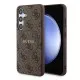 Husa pentru Samsung Galaxy S24 - Guess 4G Collection Leather MagSafe (GUHMS24SG4GFRW) - Brown Husa pentru Samsung Galaxy S24 - Guess 4G Collection Leather MagSafe (GUHMS24SG4GFRW) - Brown