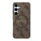 Husa pentru Samsung Galaxy S24 - Guess 4G Collection Leather MagSafe (GUHMS24SG4GFRW) - Brown Husa pentru Samsung Galaxy S24 - Guess 4G Collection Leather MagSafe (GUHMS24SG4GFRW) - Brown
