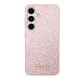 Husa pentru Samsung Galaxy S24 - Guess Glitter Script (GUHCS24SHGGSHP) - Pink