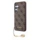 Husa pentru Samsung Galaxy S24 - Guess Hardcase 4G Charms Collection (GUHCS24SGF4GBR) - Brown