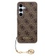 Husa pentru Samsung Galaxy S24 - Guess Hardcase 4G Charms Collection (GUHCS24SGF4GBR) - Brown