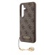 Husa pentru Samsung Galaxy S24 - Guess Hardcase 4G Charms Collection (GUHCS24SGF4GBR) - Brown