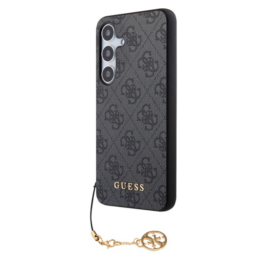 Husa pentru Samsung Galaxy S24 - Guess Hardcase 4G Charms Collection (GUHCS24SGF4GGR) - Black