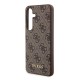 Husa pentru Samsung Galaxy S24 - Guess Hardcase 4G Metal Gold Logo (GUHCS24SG4GFBR) - Brown