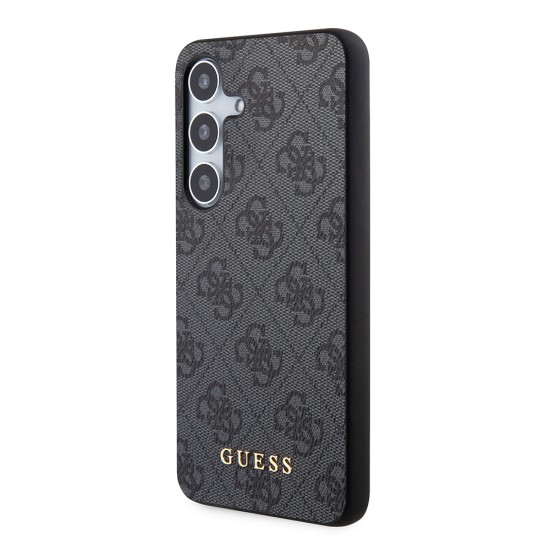 Husa pentru Samsung Galaxy S24 - Guess Hardcase 4G Metal Gold Logo (GUHCS24SG4GFGR) - Black