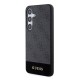 Husa pentru Samsung Galaxy S24 - Guess Hardcase 4G Stripe Collection (GUHCS24SG4GLGR) - Black