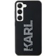 Husa pentru Samsung Galaxy S24 - Karl Lagerfeld 3D Design (KLHCS24S3DMBKCK) - Rubber Glitter Logo