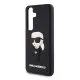 Husa pentru Samsung Galaxy S24 - Karl Lagerfeld 3D Design (KLHCS24S3DRKINK) - Rubber Ikonik Husa pentru Samsung Galaxy S24 - Karl Lagerfeld 3D Design (KLHCS24S3DRKINK) - Rubber Ikonik