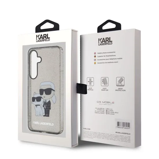 Husa pentru Samsung Galaxy S24 - Karl Lagerfeld Hardcase Glitter (KLHCS24SHNKCTGK) - Karl&Choupette Husa pentru Samsung Galaxy S24 - Karl Lagerfeld Hardcase Glitter (KLHCS24SHNKCTGK) - Karl&Choupette