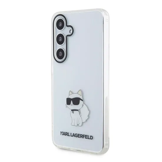 Husa pentru Samsung Galaxy S24 - Karl Lagerfeld IML Luxury (KLHCS24SHNCHTCT) - Transparent Choupette