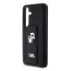 Husa pentru Samsung Galaxy S24 - Karl Lagerfeld Saffiano Gripstand (KLHCS24SGSAKCPK) - Karl&Choupette