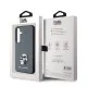 Husa pentru Samsung Galaxy S24 - Karl Lagerfeld Saffiano (KLHCS24SPSAKCMPG) - Grey Karl&Choupette Metal Pin