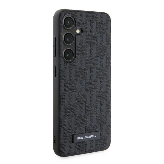 Husa pentru Samsung Galaxy S24 - Karl Lagerfeld Saffiano (KLHCS24SSAKLHPK) - Mono Metal Logo Husa pentru Samsung Galaxy S24 - Karl Lagerfeld Saffiano (KLHCS24SSAKLHPK) - Mono Metal Logo
