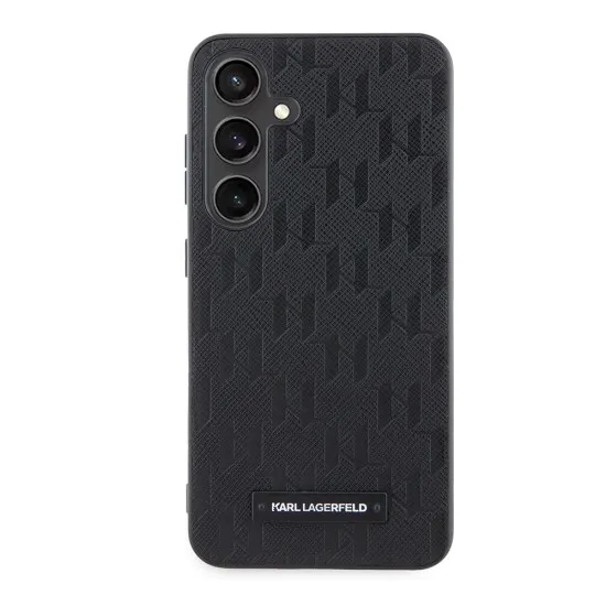 Husa pentru Samsung Galaxy S24 - Karl Lagerfeld Saffiano (KLHCS24SSAKLHPK) - Mono Metal Logo Husa pentru Samsung Galaxy S24 - Karl Lagerfeld Saffiano (KLHCS24SSAKLHPK) - Mono Metal Logo