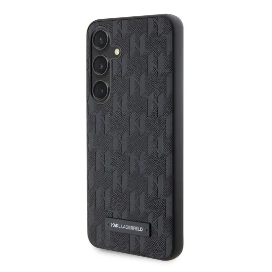 Husa pentru Samsung Galaxy S24 - Karl Lagerfeld Saffiano (KLHCS24SSAKLHPK) - Mono Metal Logo Husa pentru Samsung Galaxy S24 - Karl Lagerfeld Saffiano (KLHCS24SSAKLHPK) - Mono Metal Logo