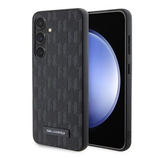 Husa pentru Samsung Galaxy S24 - Karl Lagerfeld Saffiano (KLHCS24SSAKLHPK) - Mono Metal Logo Husa pentru Samsung Galaxy S24 - Karl Lagerfeld Saffiano (KLHCS24SSAKLHPK) - Mono Metal Logo