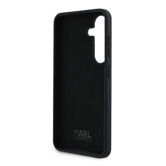 Husa pentru Samsung Galaxy S24 - Karl Lagerfeld Silicone (KLHCS24SSMHCNPK) - Choupette