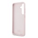 Husa pentru Samsung Galaxy S24 - Karl Lagerfeld Silicone (KLHCS24SSMHCNPP) - Pink Choupette Metal Pin