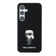 Husa pentru Samsung Galaxy S24 - Karl Lagerfeld Silicone (KLHCS24SSMHKNPK) - Ikonik Metal Pin