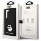 Husa pentru Samsung Galaxy S24 - Karl Lagerfeld Silicone (KLHCS24SSNCHBCK) - Choupette