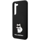 Husa pentru Samsung Galaxy S24 - Karl Lagerfeld Silicone (KLHCS24SSNCHBCK) - Choupette