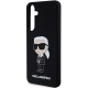 Husa pentru Samsung Galaxy S24 - Karl Lagerfeld Silicone (KLHCS24SSNIKBCK) - Ikonik