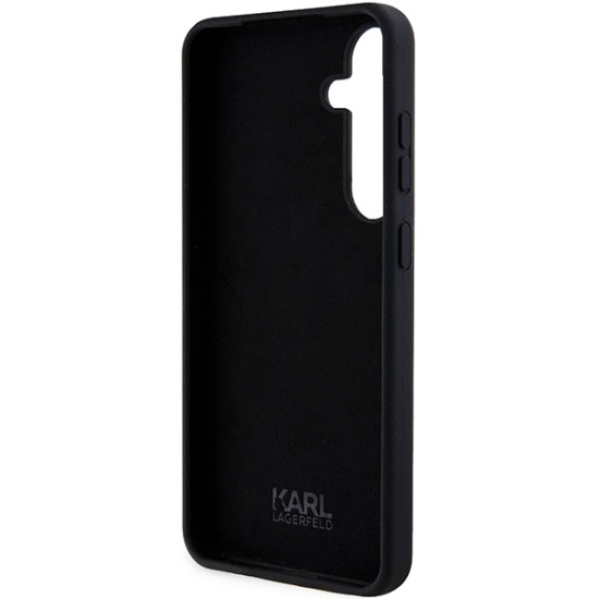 Husa pentru Samsung Galaxy S24 - Karl Lagerfeld Silicone (KLHCS24SSNIKBCK) - Ikonik