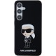 Husa pentru Samsung Galaxy S24 - Karl Lagerfeld Silicone (KLHCS24SSNIKBCK) - Ikonik