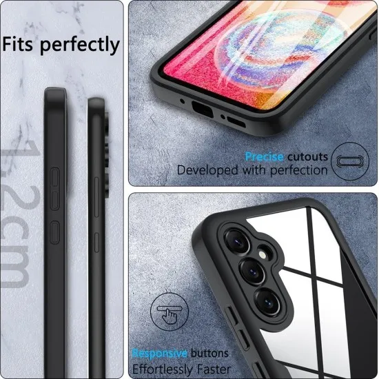 Husa pentru Samsung Galaxy S24 Plus + Folie - Techsuit ColorVerse 360 Series - Blue Husa pentru Samsung Galaxy S24 Plus + Folie - Techsuit ColorVerse 360 Series - Blue