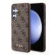 Husa pentru Samsung Galaxy S24 Plus - Guess Hardcase 4G Metal Gold Logo (GUHCS24MG4GFBR) - Brown