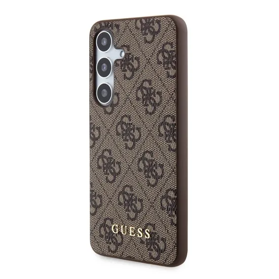 Husa pentru Samsung Galaxy S24 Plus - Guess Hardcase 4G Metal Gold Logo (GUHCS24MG4GFBR) - Brown Husa pentru Samsung Galaxy S24 Plus - Guess Hardcase 4G Metal Gold Logo (GUHCS24MG4GFBR) - Brown