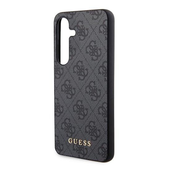 Husa pentru Samsung Galaxy S24 Plus - Guess Hardcase 4G Metal Gold Logo (GUHCS24MG4GFGR) - Black