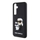 Husa pentru Samsung Galaxy S24 Plus - Karl Lagerfeld 3D Design (KLHCS24M3DRKCNK) - Rubber Karl&Choupette