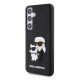 Husa pentru Samsung Galaxy S24 Plus - Karl Lagerfeld 3D Design (KLHCS24M3DRKCNK) - Rubber Karl&Choupette